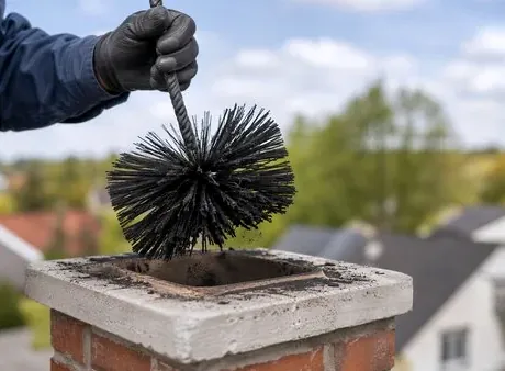 Flue brushing in Springfield